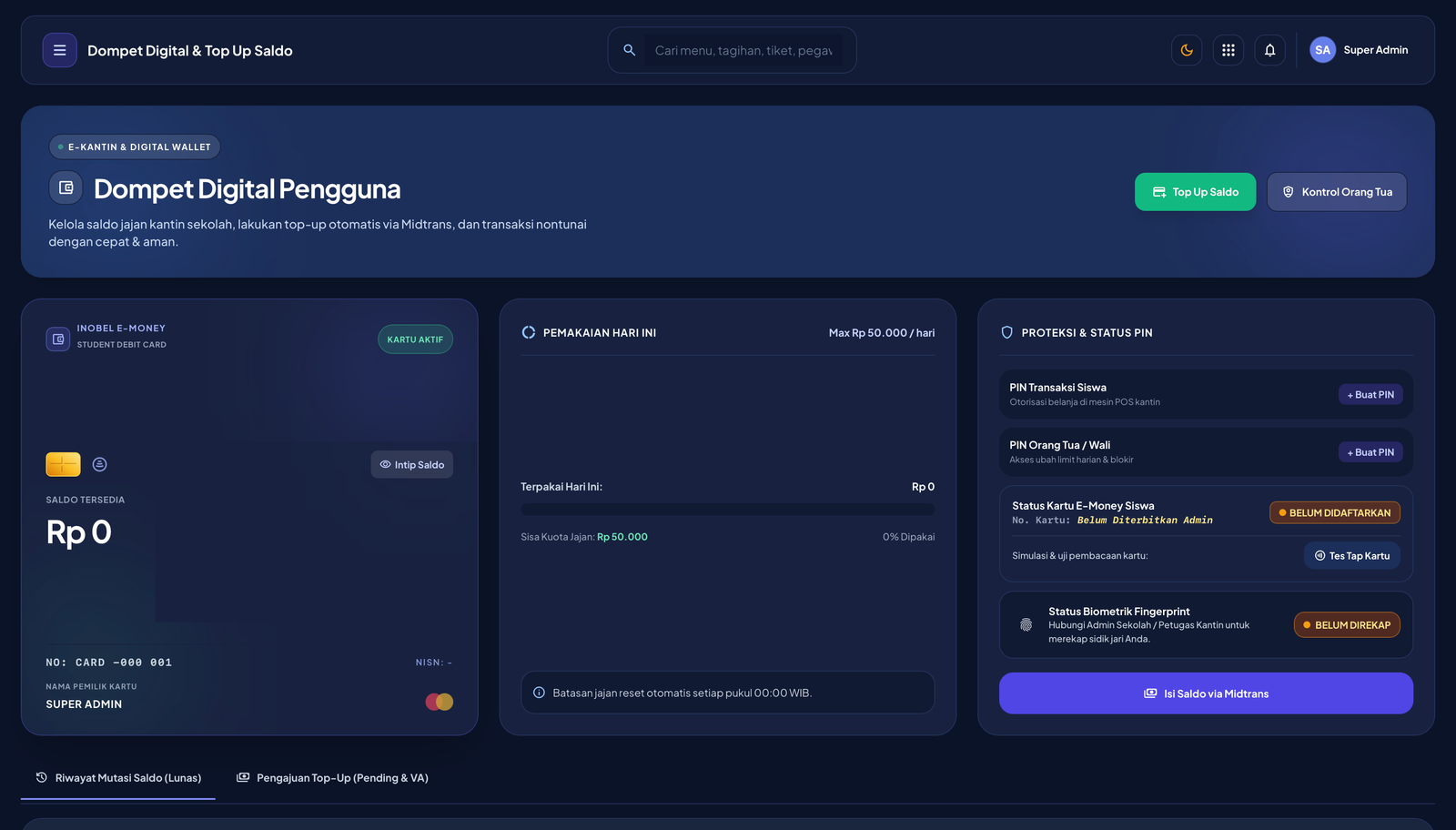 Modul Belajar (Dark Mode)
